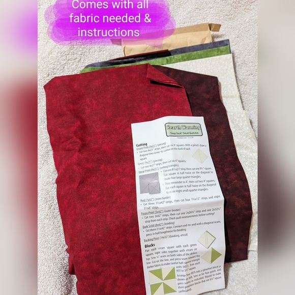 Mini quilt craft, Brand new in bag, cute gift idea for someone crafty - Picture 3 of 4